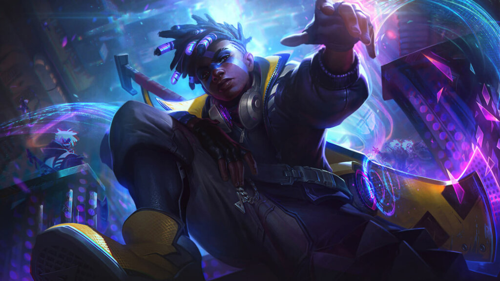 ekko league of legends capa Fragster
