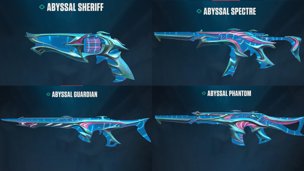 Valorant AbyssalSkins Weapons