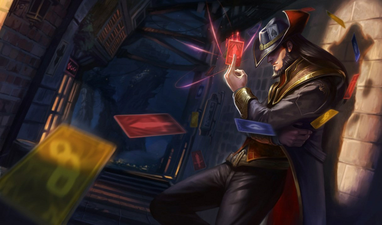 Twisted Fate - highly picked champion in lol