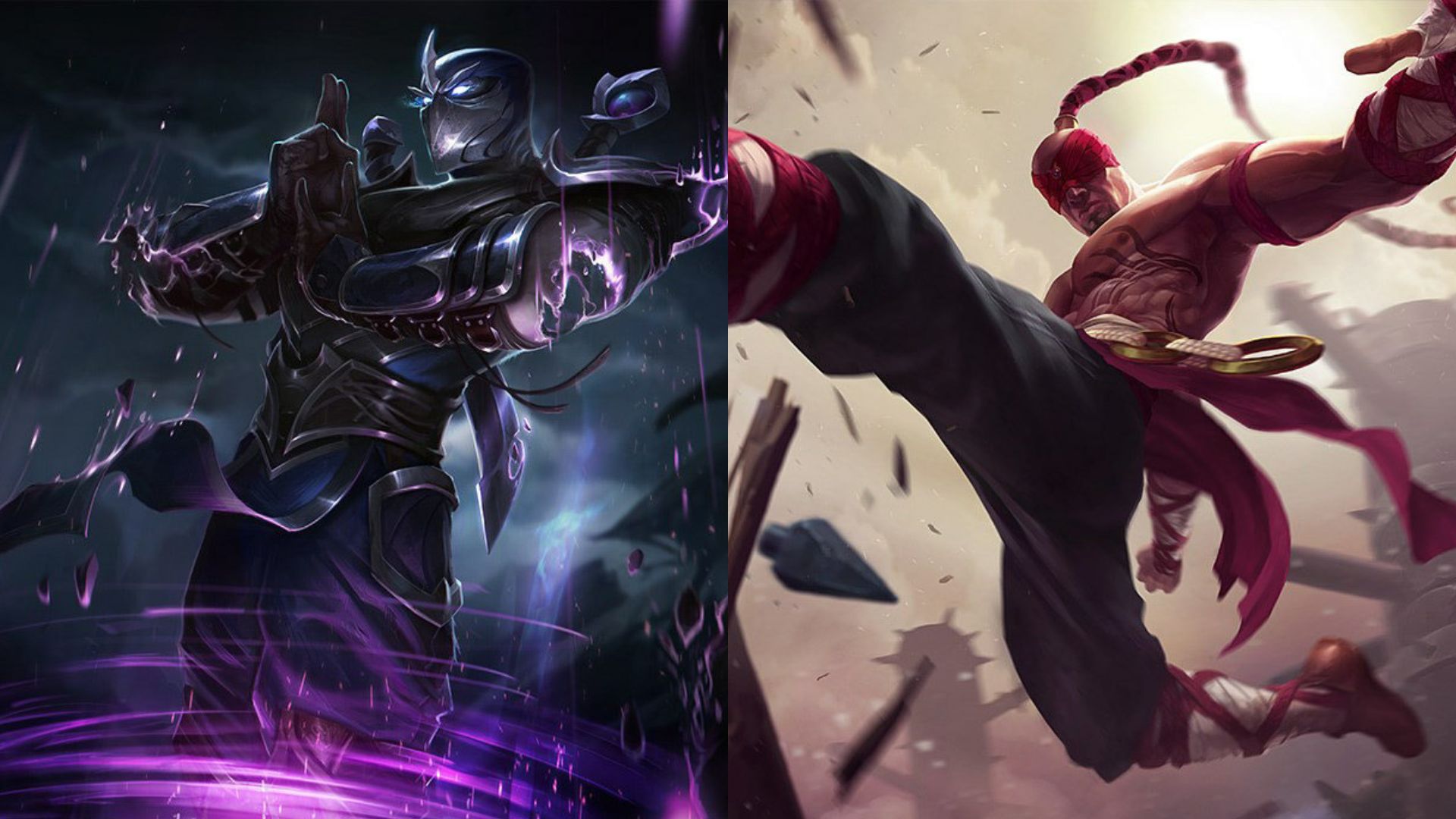 Shen and Lee Sin Champion Pair in League of Legends