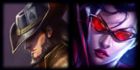 Twisted Fate and Vayne Icon