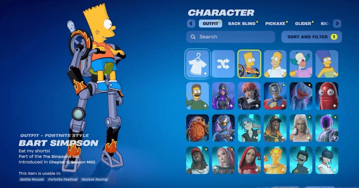 Bart Simpson Joins Fortnite Everything We Know About the New Crossover Skin (3)